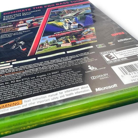 Rapala Pro Bass Fishing (Microsoft Xbox 360, 2010) Complete with Manual - Tested - Picture 5 of 6